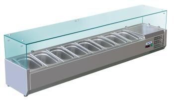 Салат-бар на 7 гастроемкостей Saro GN 1/4 VRX 1600/330