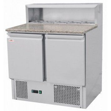 Стол для пиццы Frosty PS900 с гранитной столешней и салат-баром