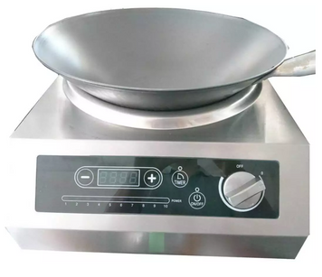 Індукційна плита WOK BERG SL-G35-KA18 (Сковорідка WOK в подарунок)