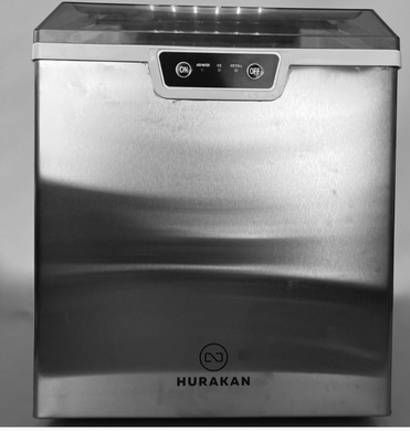 ЛЬДОГЕНЕРАТОР ЗАЛИВНОГО ТИПА HURAKAN HKN-IMF17, 15 КГ ПАЛЬЧИКОВЫЙ ЛЁД