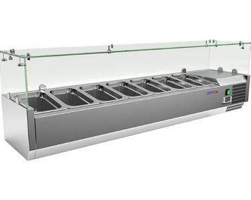 Витрина холодильная Frosty VRX 1600/330 (прямое стекло)