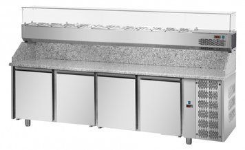 Стол пиццерийный DGD PZ04MID80 + VR3270VD (БН)