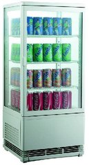 Шкаф-витрина холодильная EWT INOX RT78L (БН)